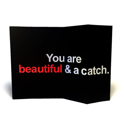 Dark Humor Christmas Card - You Are Beautiful