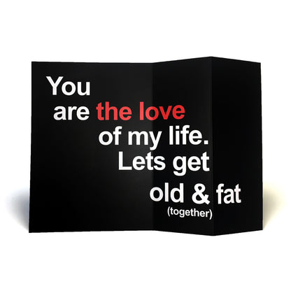 Dark Humor Christmas Card - You Are The Love Of My Life